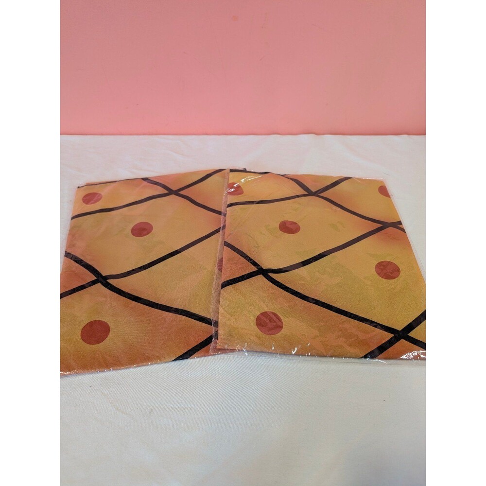 Bundle of 2 Fun Novelty THIN LIGHTWEIGHT Beach Blankets Pineapple